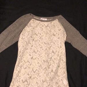 Lace 3/4 Sleeve